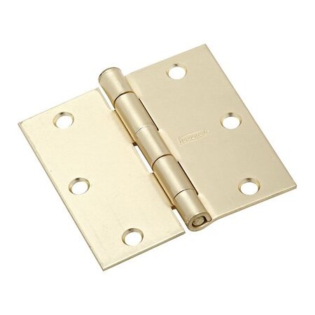 National Hardware 3PK 35 Sat BRS Hinge N830-332
